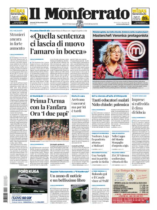 Il Monferrato - Edizione 95 del 19/12/2023